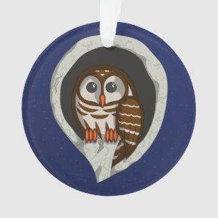 セレネザフクロウアクリルオーナメント オーナメント