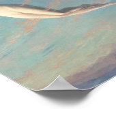 セレネバイアルバート1880年の女性と月 ポスター (角)