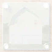 セレネバーンホワイト ガラスコースター (裏面)