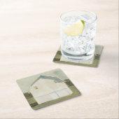 セレネバーンホワイト スクエアペーパーコースター (インサイチュ)