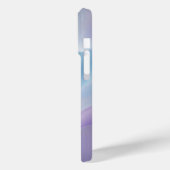 セレネパステルウェーブズ抽象芸術ミニマリストフルードアート Case-Mate iPhoneケース (裏面 / 左)