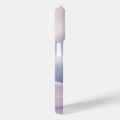 セレネパステルウェーブズ抽象芸術ミニマリストフルードアート Case-Mate iPhoneケース (裏面 / 右)