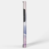 セレネパステルウェーブズ抽象芸術ミニマリストフルードアート SAMSUNG GALAXYケース (右側面)