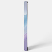 セレネパステルウェーブズ抽象芸術ミニマリストフルードアート SAMSUNG GALAXYケース (左側面)