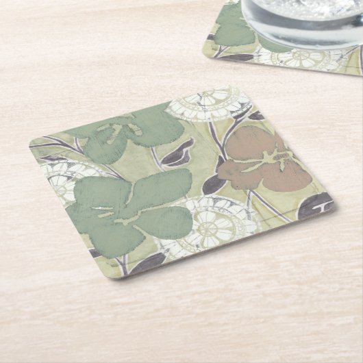 セレネパステルII スクエアペーパーコースター (アングル)