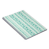 セレネフローラストライプスパイラルフォトノートブック ノートブック (右側)