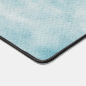 セレネホライゾンドリームズウォーターカラーブルー&ホワイト デスクマット (コーナー)