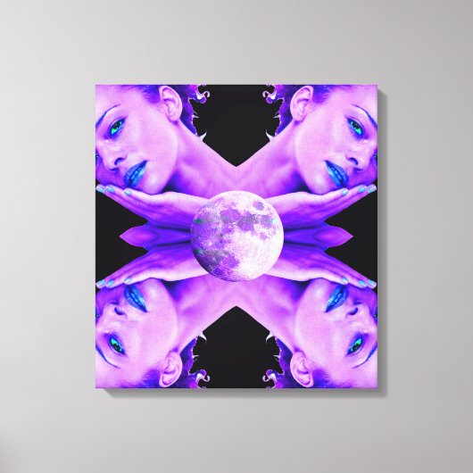 セレネムーン女神 キャンバスプリント (正面)