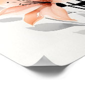 セレネリリー開花ウォールアート ポスター (角)