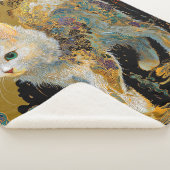 セレネリンパキャット | 金ゴールド日本の禅 シェルパブランケット (3/4)