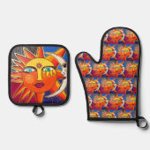 セレネロン 鍋つかみ&鍋敷きセット (正面)