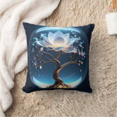 セレネロータスツリーグローブ装飾用クッション クッション (ブランケット)