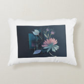 セレネロータス図形 アクセントクッション (正面)