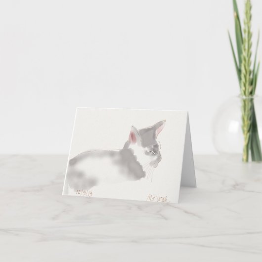 セレネ子猫 カード (正面)