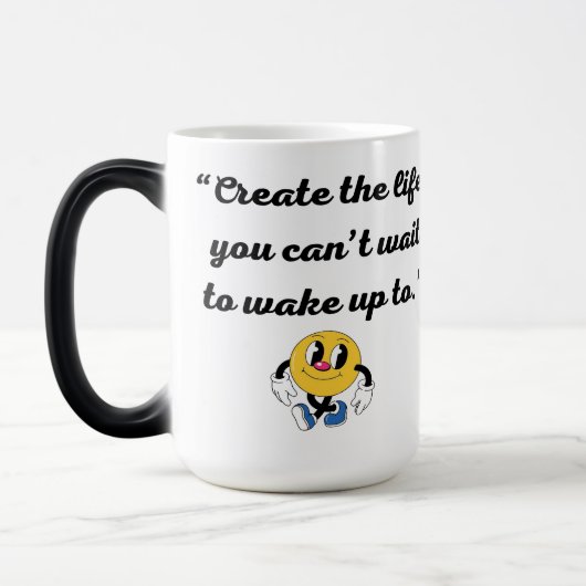 セレネ抽象芸術コーヒーマグ モーフィングマグカップ (左)