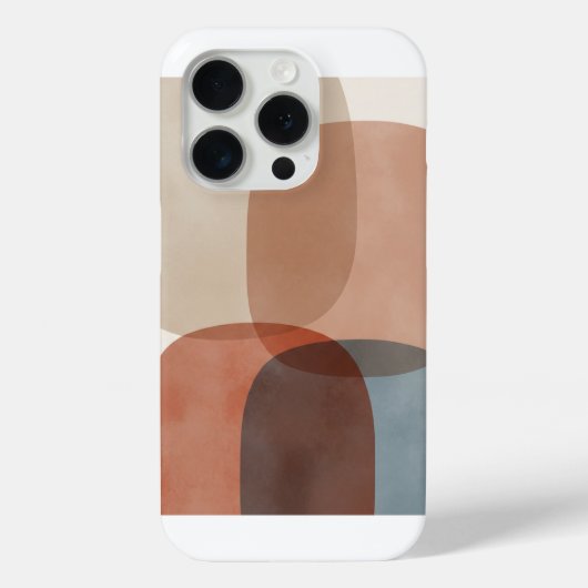 セレネ抽象芸術幾何プリント Case-Mate iPhoneケース (裏面)