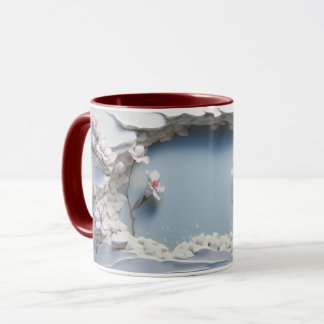 セレネ桜ブロッサムセラミックコーヒーマグ☕ マグカップ