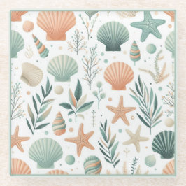 セレネ海洋生物 ガラスコースター