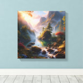 セレネ自然- キャンバスプリント (インサイチュ (ウッドフロア))