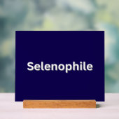 セレノピールムーン恋人 アクリルサイン (ニュートラル)