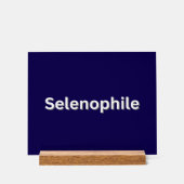 セレノピールムーン恋人 アクリルサイン (正面)