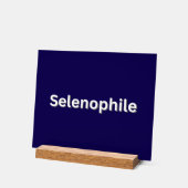セレノピールムーン恋人 アクリルサイン (傾斜)
