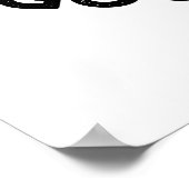 セレブレッドグッドタイムズパンおもしろいプン ポスター (角)