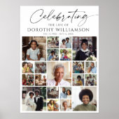 セレブレーション・オブ・ライフ 21 フォトコラージュ 追悼記念 ポスター (正面)