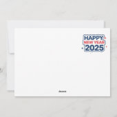 セレブレート・コネクションズ ニューイヤー2025:ホリデーカード シーズンカード (裏面)