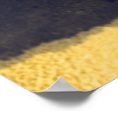 セレモニープログラムシンボルや象徴 |青結婚の抽象芸術 ポスター (角)