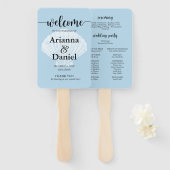 セレモニープログラムハンドファンビーチシーシェル ハンドファン (正面&裏面)