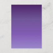 セレモニー&披露宴会場情報 – Purple Mauve エンクロージャーカード (裏面)