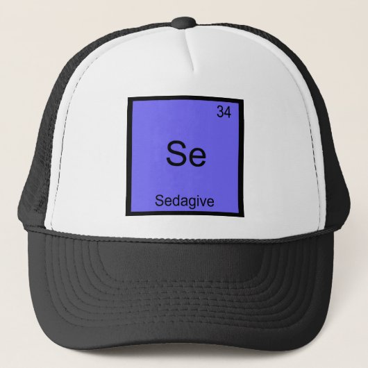 セレンの化学式Tシャツ 冗談化学式シリーズ キャップ (正面)