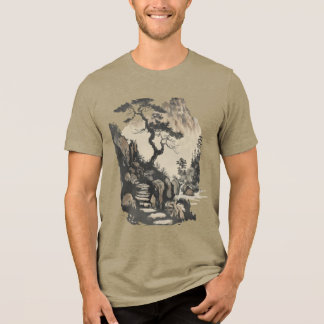 セレンの日本風景 ユニセックスTシャツ - 静謐 トライブレンドＴシャツ