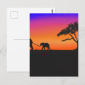セレンゲティの夜 ポストカード (正面/裏面)