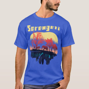 セレンゲティアフリカサファリエレファントナショナルパークビッグ Tシャツ