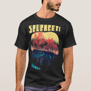 セレンゲティケニアサファリアフリカ国立公園ビッグフィ Tシャツ