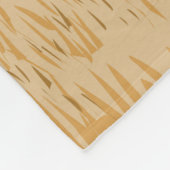 セレンゲティナショナルパークゼブラトラベルアートヴィンテージ フリースブランケット (角)