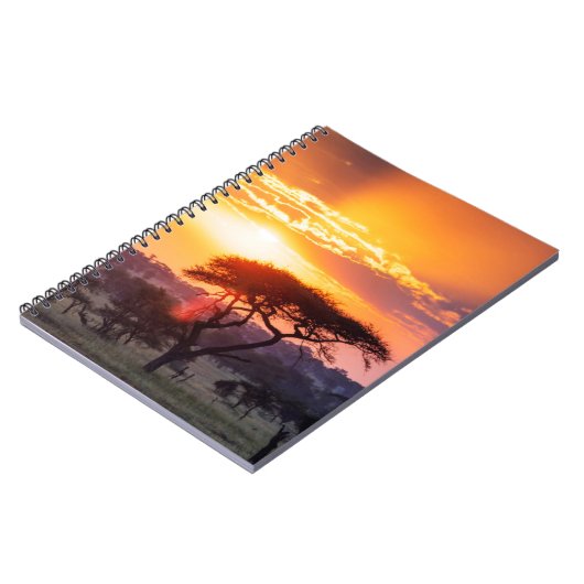 セレンゲティ国立公園のサファリ ノートブック (左側)