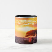 セレンゲティ国立公園のサファリ マグカップ (中央)