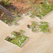 セレンゲティ国立公園アフリカ。 ジグソーパズル (側面)