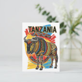 セレンゲティ国立公園タンザニアはがき シーズンポストカード (スタンド正面)