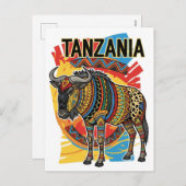 セレンゲティ国立公園タンザニアはがき シーズンポストカード (正面/裏面)