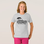 セレンゲティ国立公園タンザニア Tシャツ (正面フル)