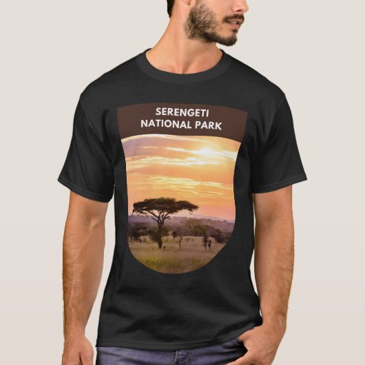 セレンゲティ国立公園 Tシャツ (正面)