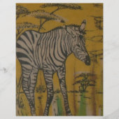 セレンゲティ精神：マラのゼブラの放牧 (正面)