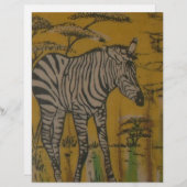 セレンゲティ精神：マラのゼブラの放牧 (正面/裏面)