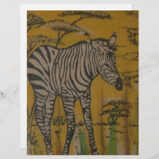 セレンゲティ精神：マラのゼブラの放牧 (正面/裏面)