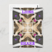 セレンゲティ鮮やかスプレンダー ポストカード (正面/裏面)