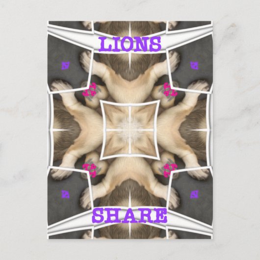 セレンゲティ鮮やかスプレンダー ポストカード (正面)